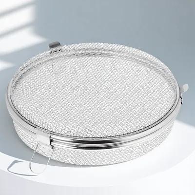 Baby Products Basket - Spülmaschinen-Besteckkorb aus Edelstahl, runder Netz-Aufbewahrungskorb mit