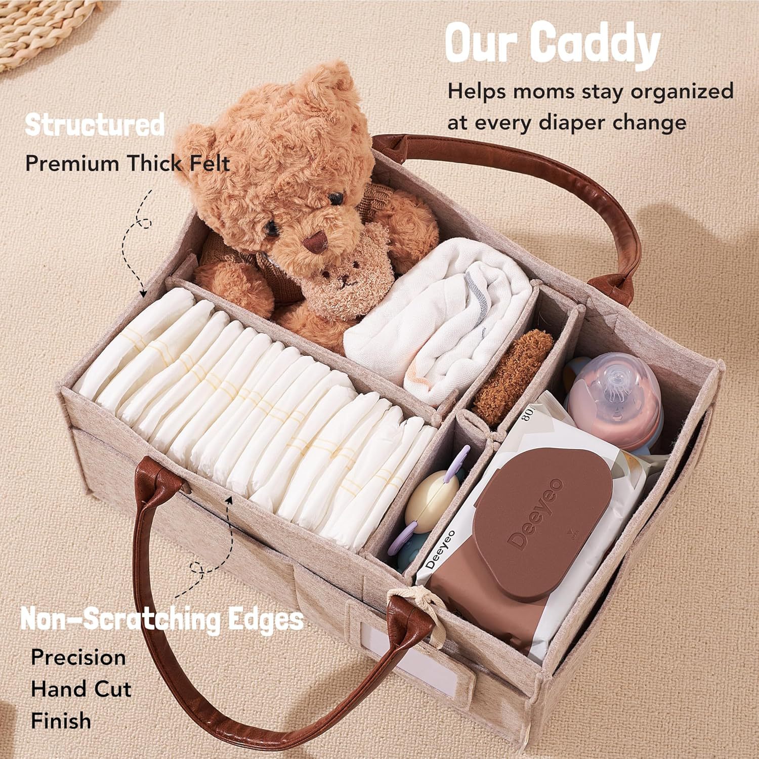 Baby Filz-Aufbewahrungskorb fü – Baby Products Basket Bewertung und Preis